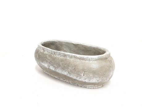 imagine produs Bol oval din ghips 31x16cm