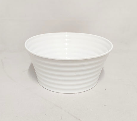 imagine produs Bol plastic Bratek D20cm H9cm alb