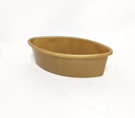 imagine produs Bol barcuta plastic 23x12.5x6.5cm auriu