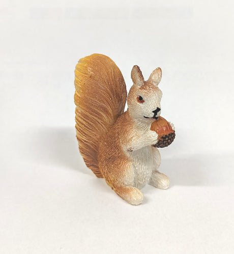 imagine produs Fig.veverita polyresin 6.6x3.2x6.7cm maro