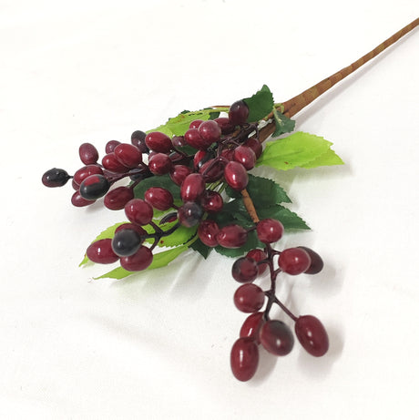imagine produs Creanga cu bilute 39cm bordeaux