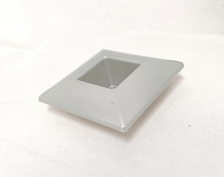 imagine produs Vas plastic pt.aranjamente 17x17cm argintiu