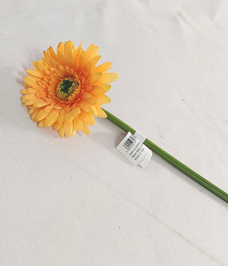 imagine produs Fir gerbera 48cm portocaliu deschis