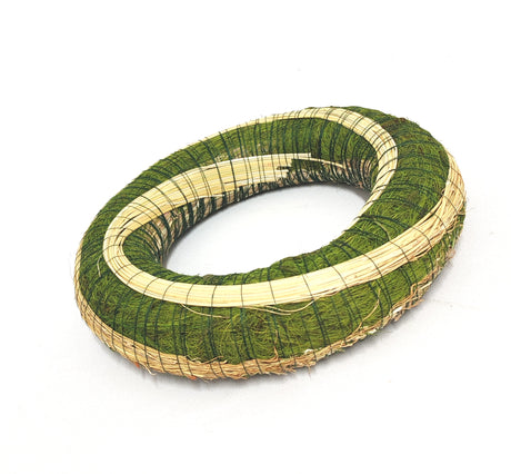 imagine produs Coronita paie invelit sisal/sorg 25/6cm verde