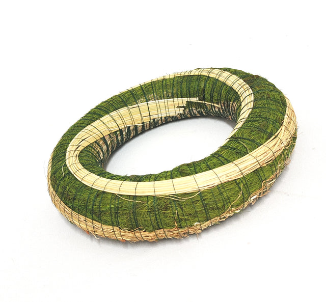 imagine produs Coronita paie invelit sisal/sorg 25/6cm verde