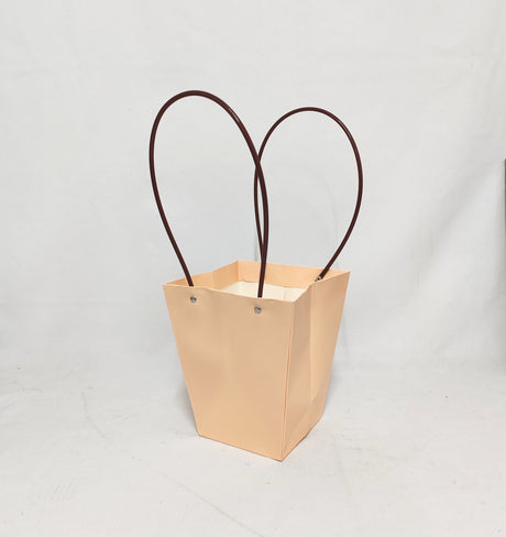 imagine produs Pungi ptr.aranjamente florale 12x20x17cm roz pudra