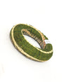 imagine produs Coronita paie invelit sisal/sorg 20/5cm verde