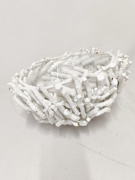imagine produs Bol impletit din crengi 25X12cm