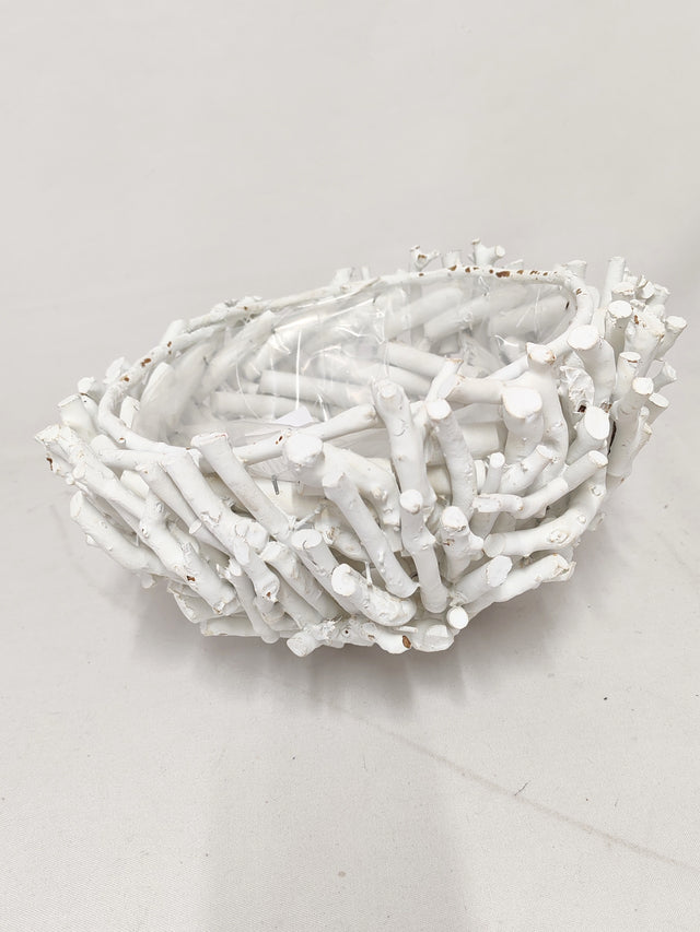imagine produs Bol impletit din crengi 25X12cm