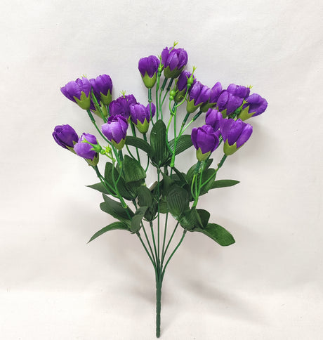 imagine produs Buchet crocus 36cm x7 mov