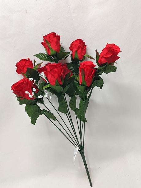 imagine produs Buchet trandafiri x10 H:46cm rubin