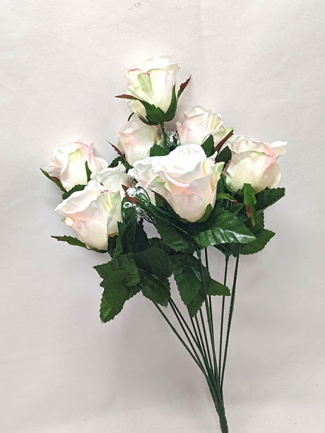 imagine produs Buchet trandafiri x10 H:46cm crem powder