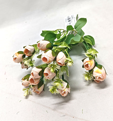 imagine produs Buchet trandafiri x5 H:32cm piersica