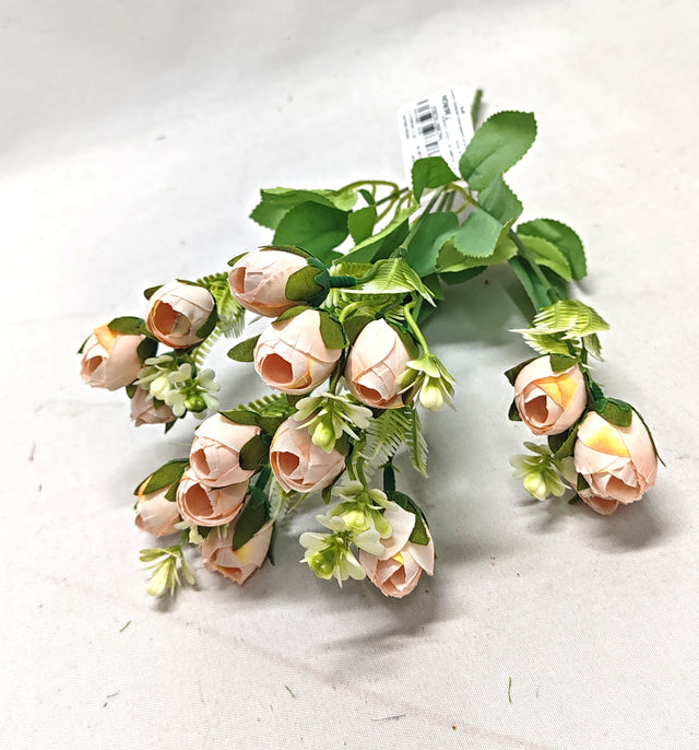 imagine produs Buchet trandafiri x5 H:32cm piersica