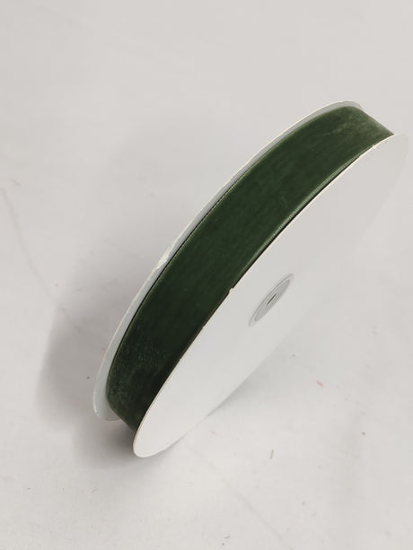 imagine produs Banda decor catifea 2.5cm x22.8m verde muschi