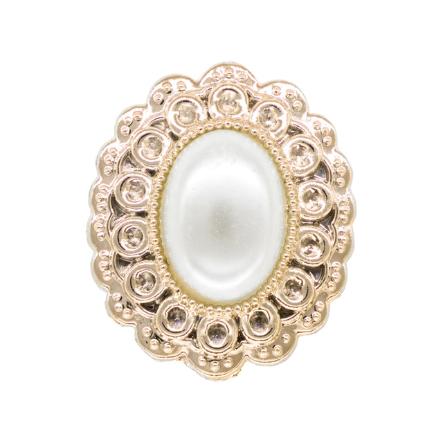imagine produs Piatra opal 25x30mm S/10 auriu/ecru