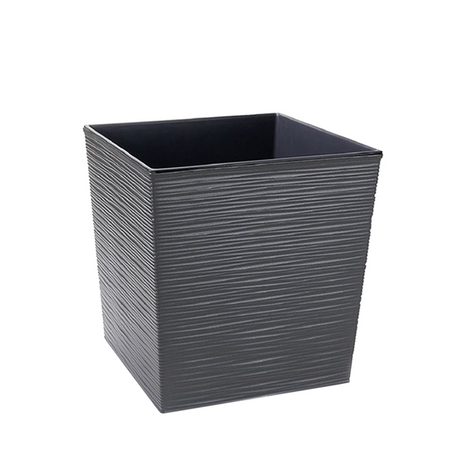 imagine produs Ghiveci plastic Juka Dluto 19x19cm grafit