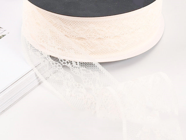 BANDA DECOR DANTELA  4CM X22.86M ECRU