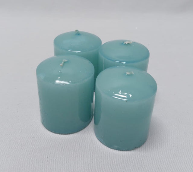 Lumanari advent 4.5x5cm aqua