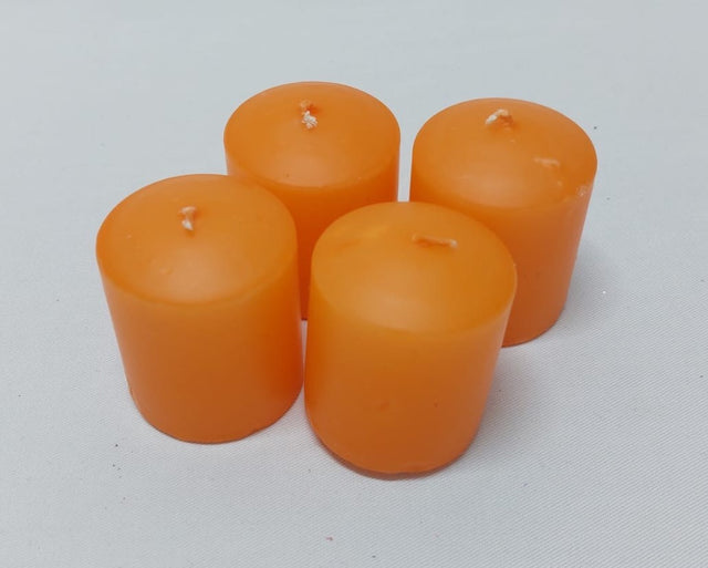 Lumanari advent 4.5x5cm portocaliu