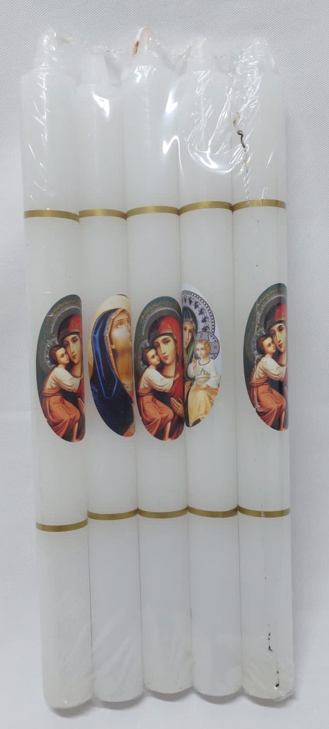 Lumanari cu poze mari 2.5x30cm 5buc/pachet