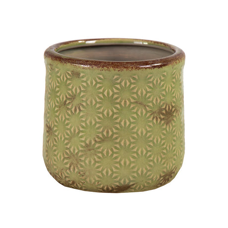 imagine produs Bol ceramic Sophia Cauldron 18x17cm verde