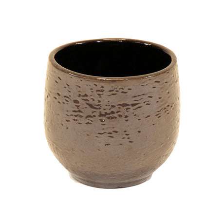 imagine produs Vas ceramic Puro 20x19cm maro inchis