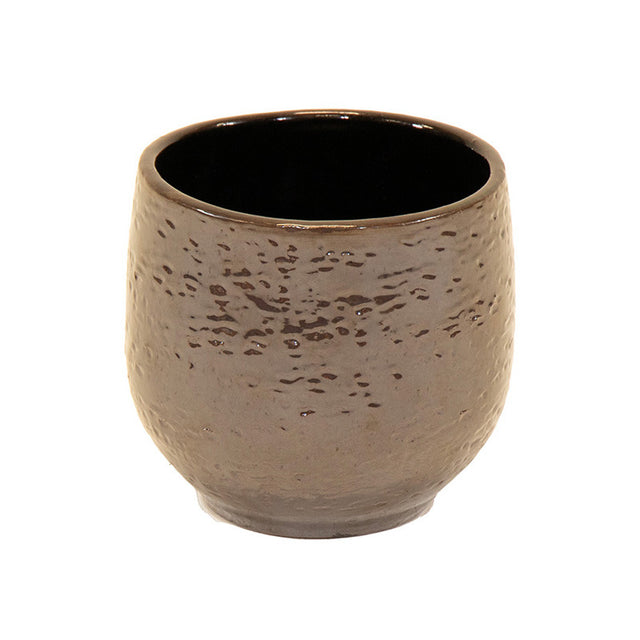 imagine produs Vas ceramic Puro 20x19cm maro inchis