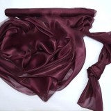ORGANZA SATEN 47CMX10M BURGUNDY