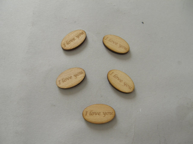 imagine produs Dec.lemn 2,8x1,7cm s/10  i love you