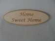 imagine produs Dec. lemn 15x5cm home sweet home