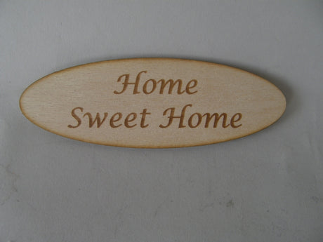 imagine produs Dec. lemn 15x5cm home sweet home