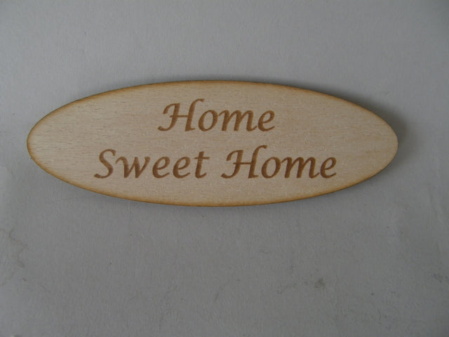 imagine produs Dec. lemn 15x5cm home sweet home