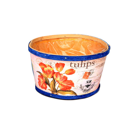 imagine produs Bol din lemn cu model 18,5x11cm
