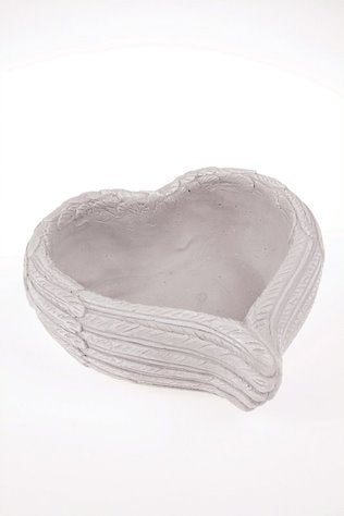 imagine produs Bol inima din beton 24x22x9cm