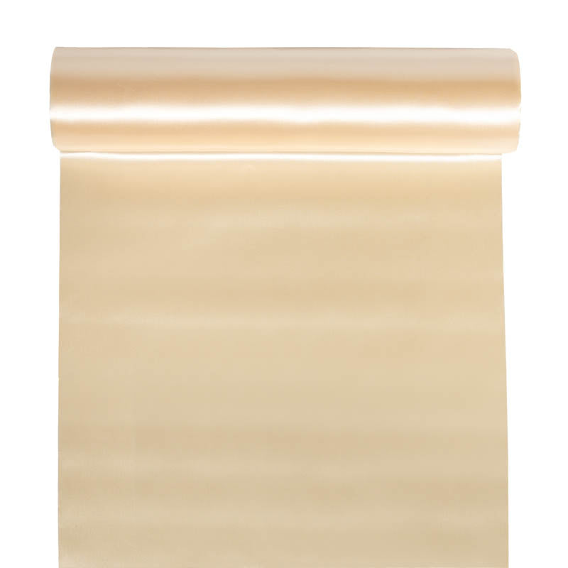 imagine produs Organza saten 25cmX10m crem