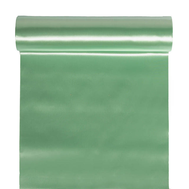 imagine produs Organza saten 25cmx10m verde vintage