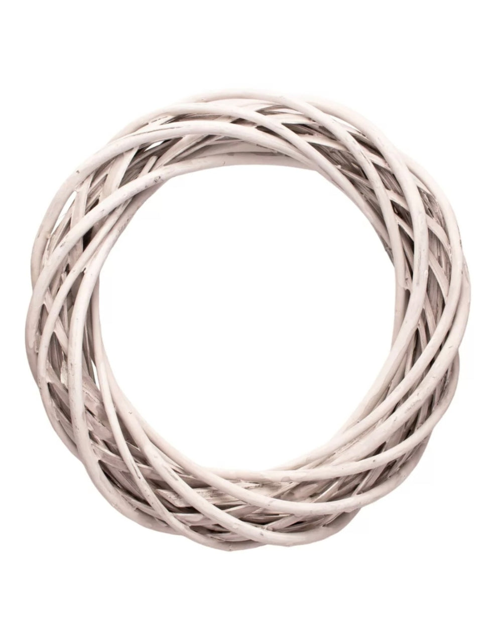 imagine produs Coronita din nuiele 20cm alb