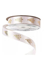 imagine produs Banda decor saten 16mmx20m cu brad alb