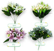imagine produs Buchet crini x5 H:31cm crem