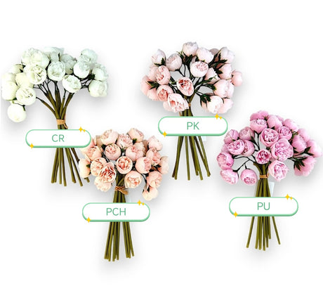 imagine produs Buchet peonie x9 mov