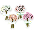 imagine produs Buchet peonie x9 piersica