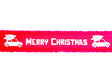 imagine produs Banda decor textil 22mmx10m Merry Christmas