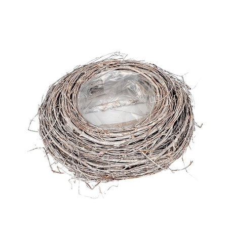 imagine produs Bol din nuiele Atlin 29x8cm gri antic
