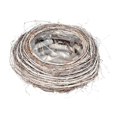 imagine produs Bol din nuiele Atlin high 32x15cm gri antic