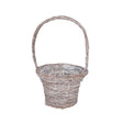 imagine produs Cos din nuiele Atlin cu toarta 21x43cm gri antic