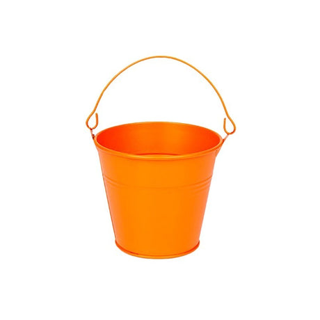 imagine produs Galeata metal 10.2x8.5cm S/10 portocaliu mat