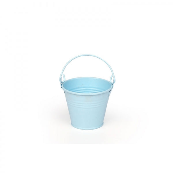 Galeata metal 14x11.5cm albastru