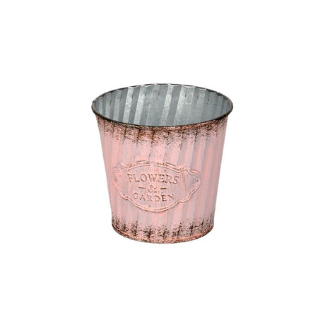 imagine produs Vas din metal Andretta 14x11.6cm roz