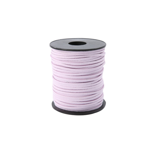 Snur din imitatie de piele 3mmx45m  mov deschis